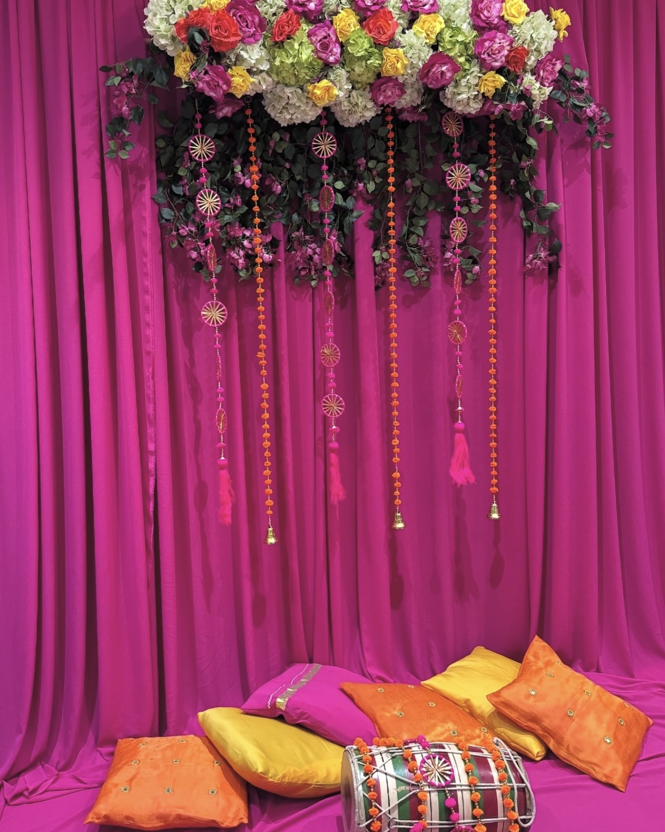 Pink theme backdrop 2